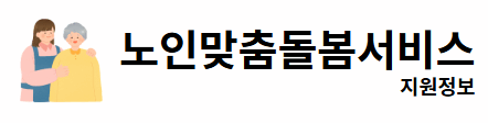 노인맞춤돌봄서비스 지원정보